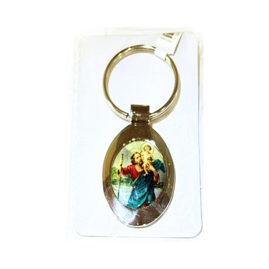 St Christopher Key Ring
