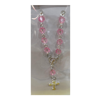 Rosary Bracelet - Pink