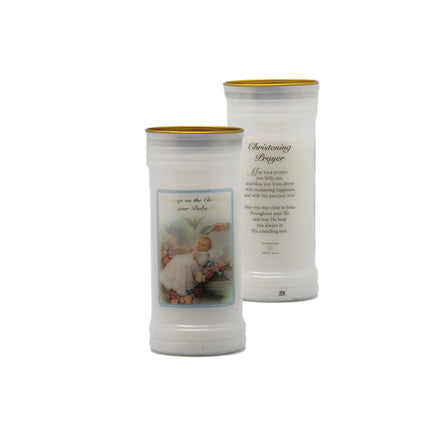 Christening Candle Blue