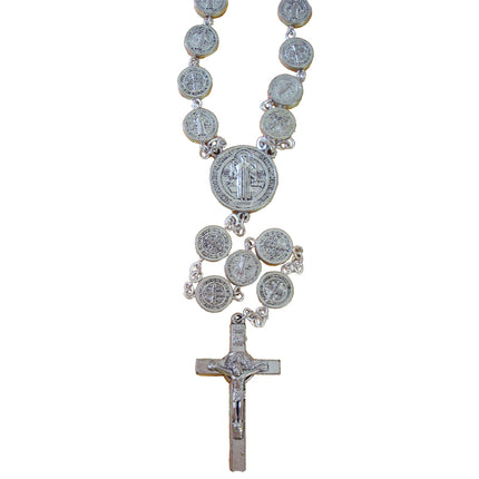 St Benedict Medal Rosary Beads